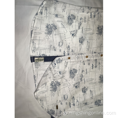 Μόδα Mens Cotton Full Casual πουκάμισο